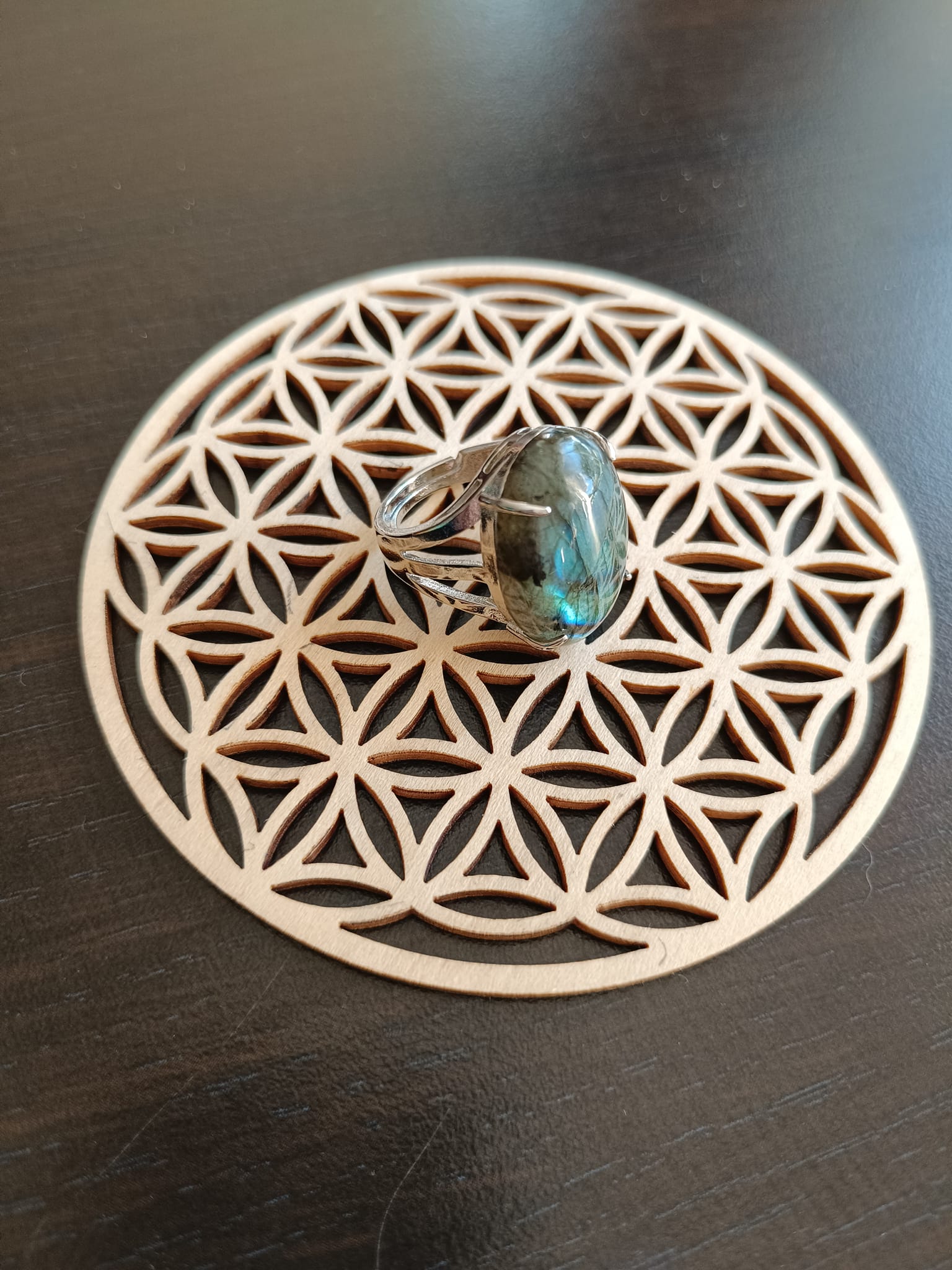 Bague en Labradorite