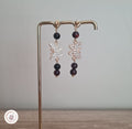 Boucles d'oreilles en Oeil de taureau