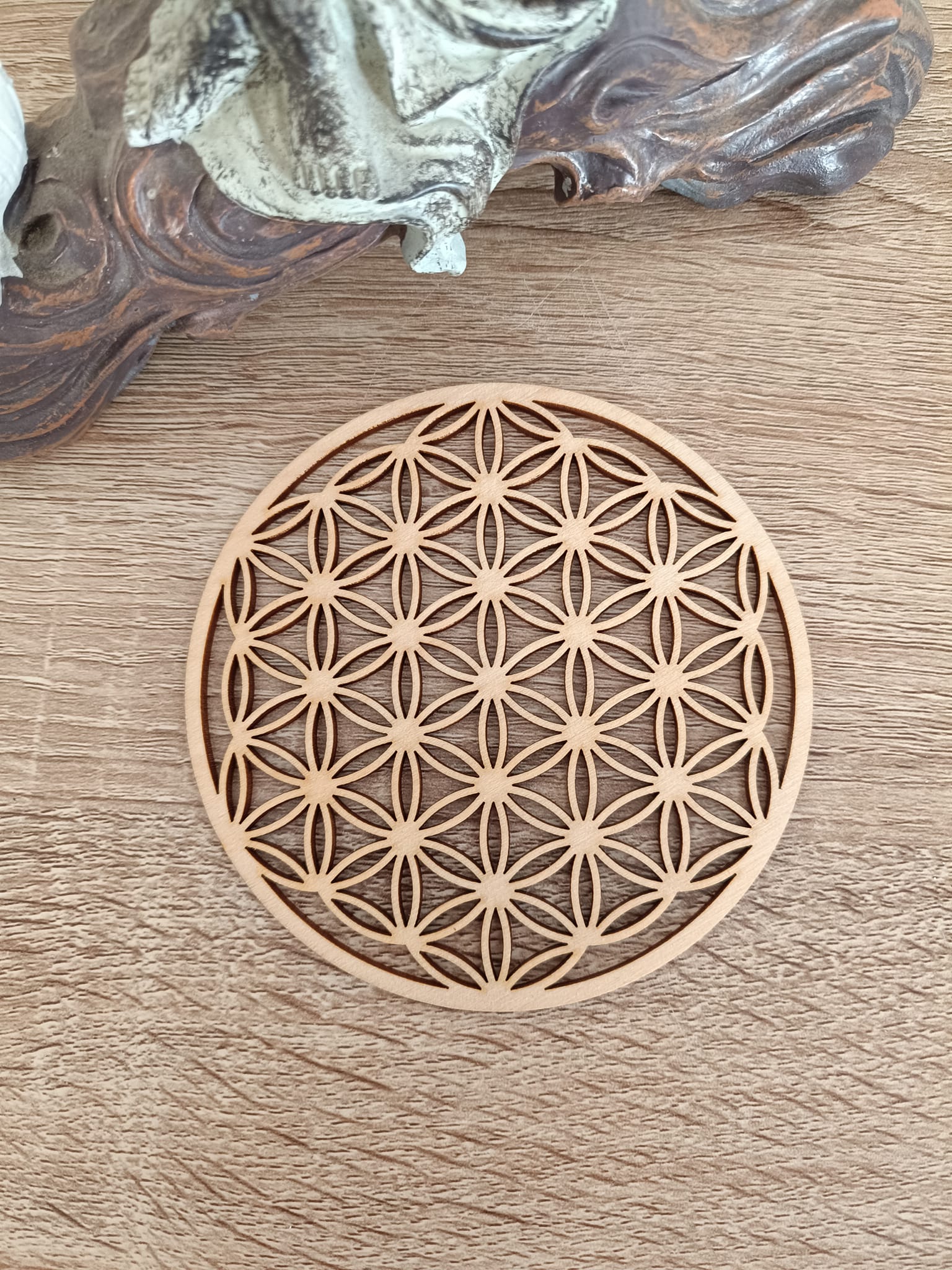 Fleur de vie en bois