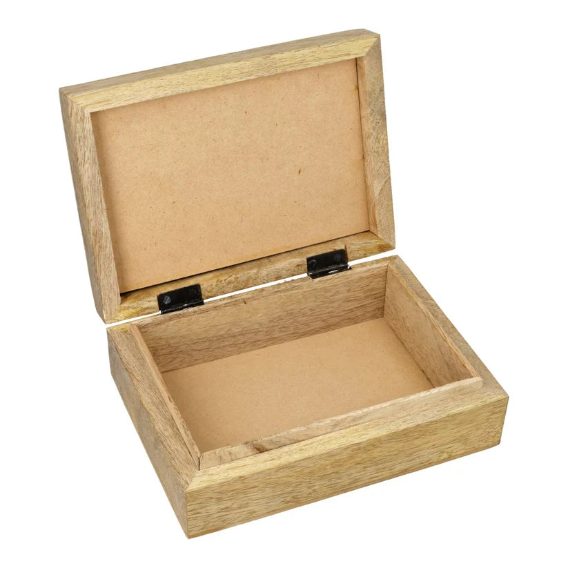 Coffret à bijoux en bois et pierres naturelles