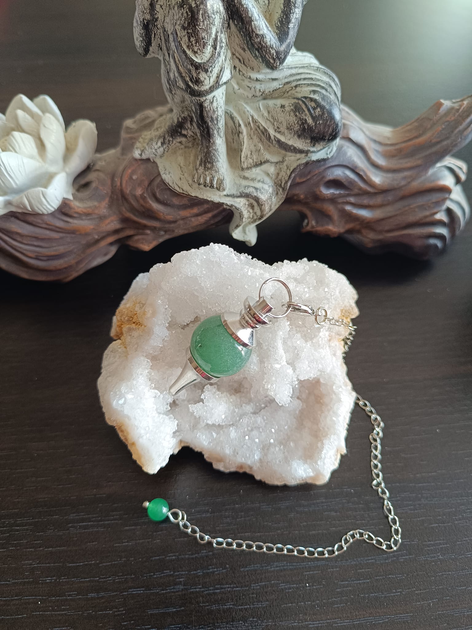 Pendule en Aventurine verte