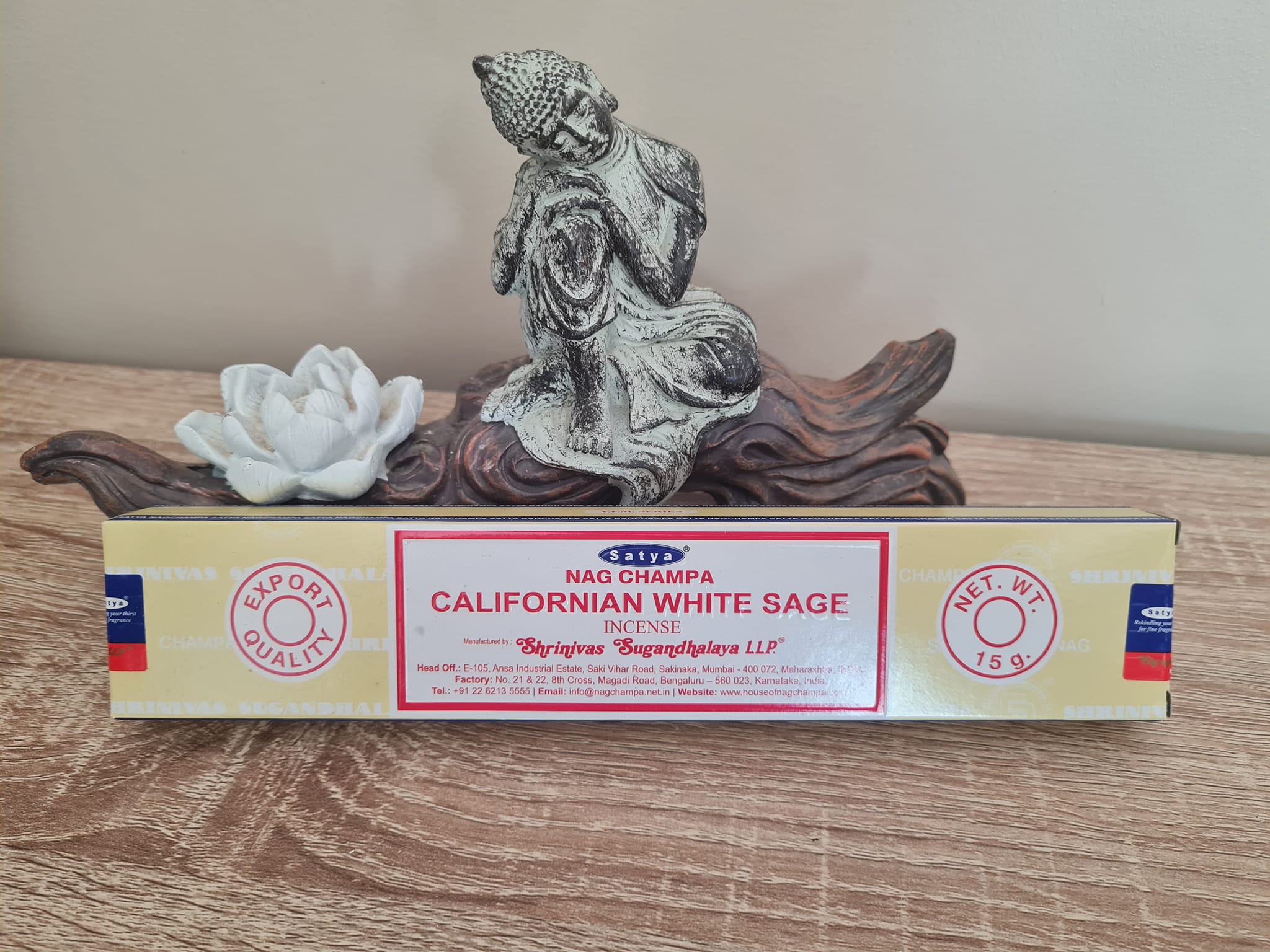 Bâtonnets encens Satya Sauge blanche