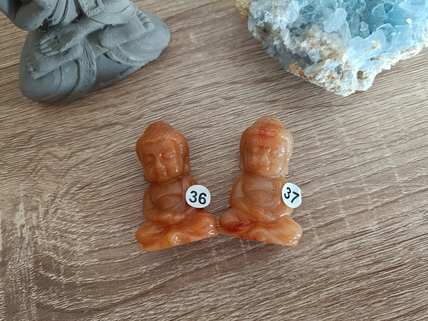 Bouddha Aventurine orange