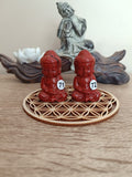 Bouddha en Jaspe rouge