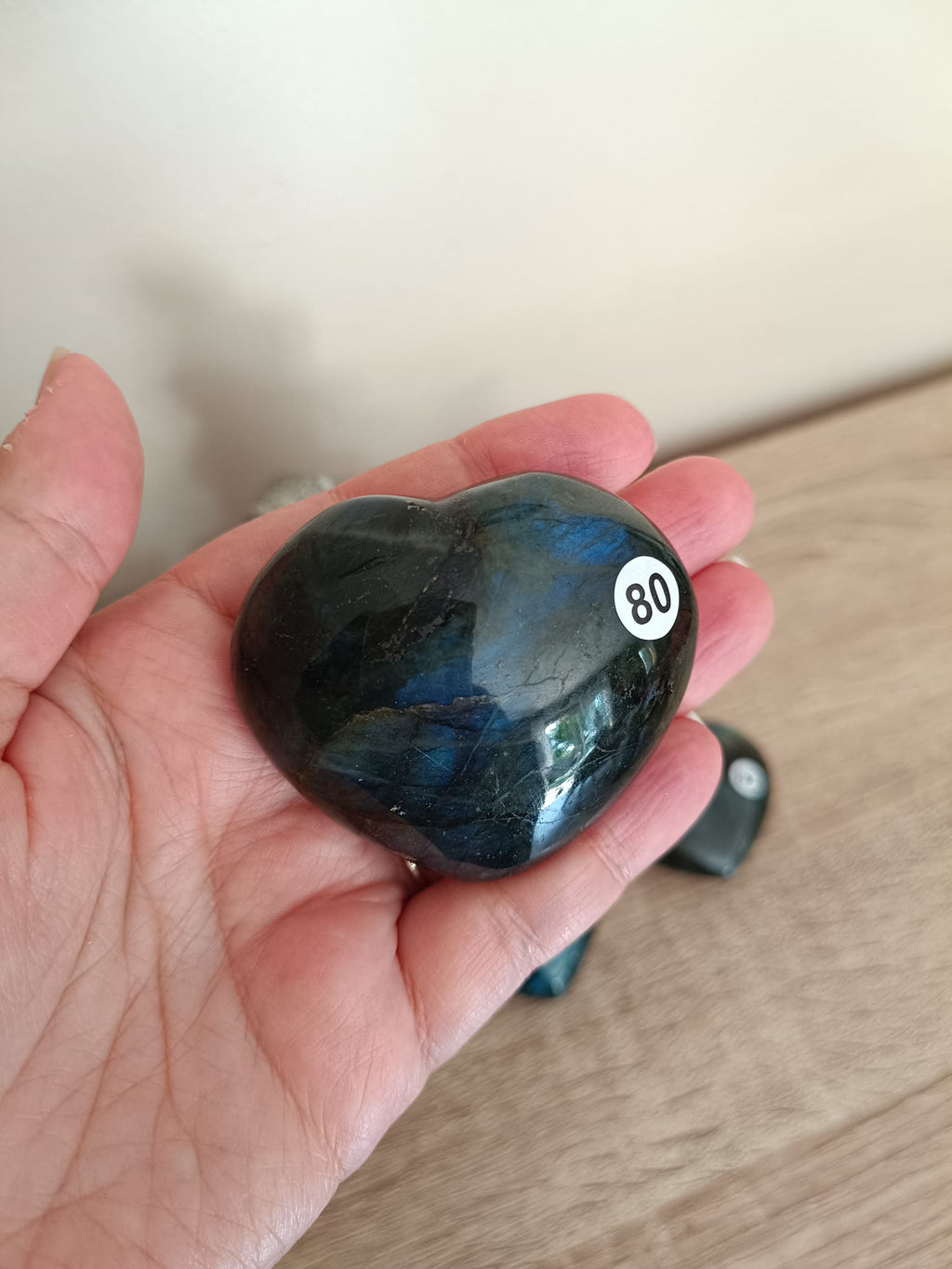 Cœur en Labradorite