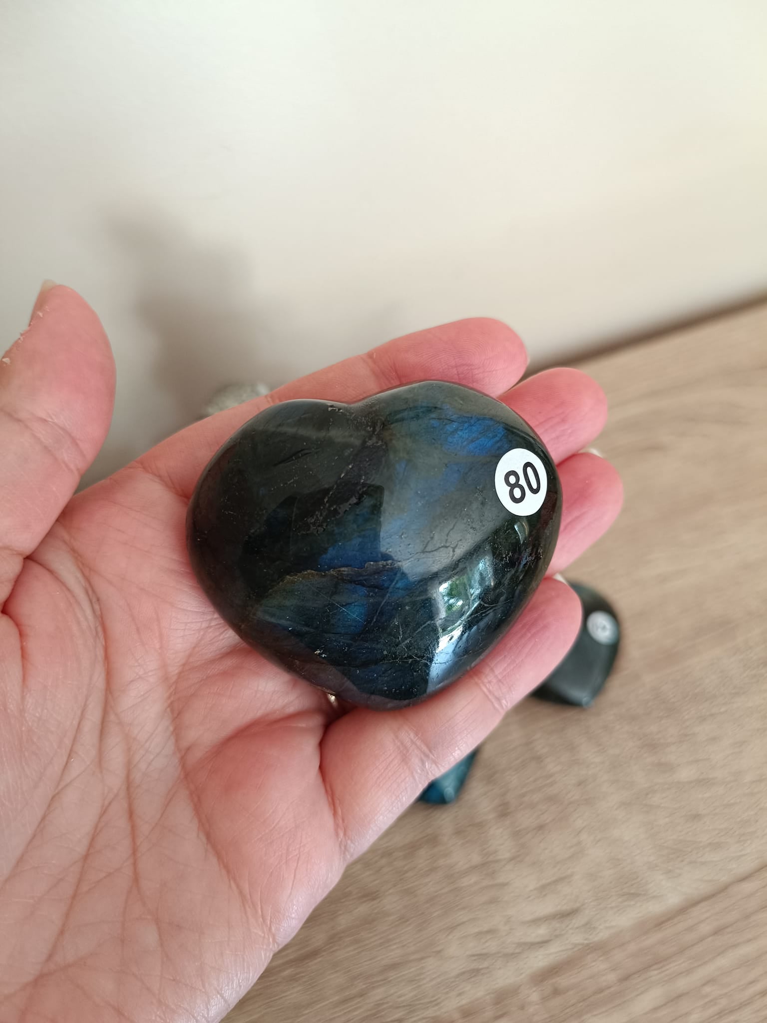 Cœur en Labradorite
