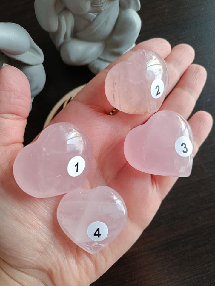 Cœurs en Quartz rose