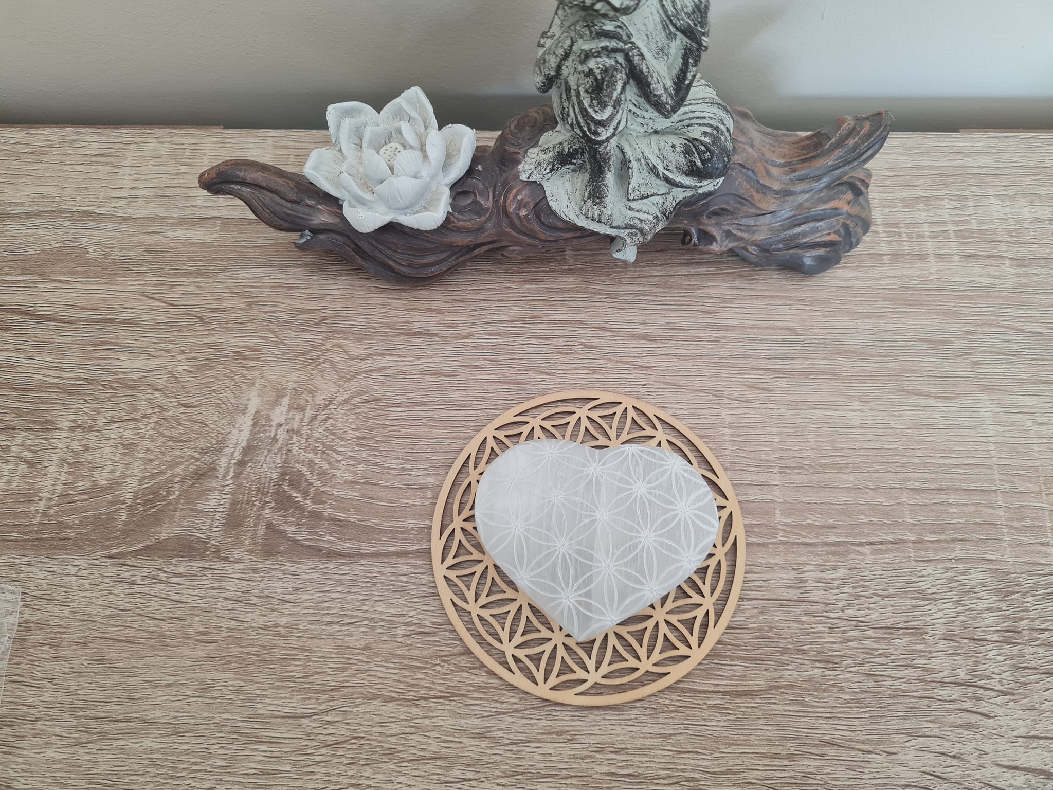 Coeur en Sélénite