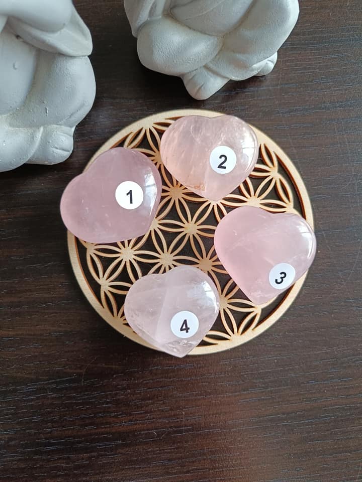 Cœurs en Quartz rose