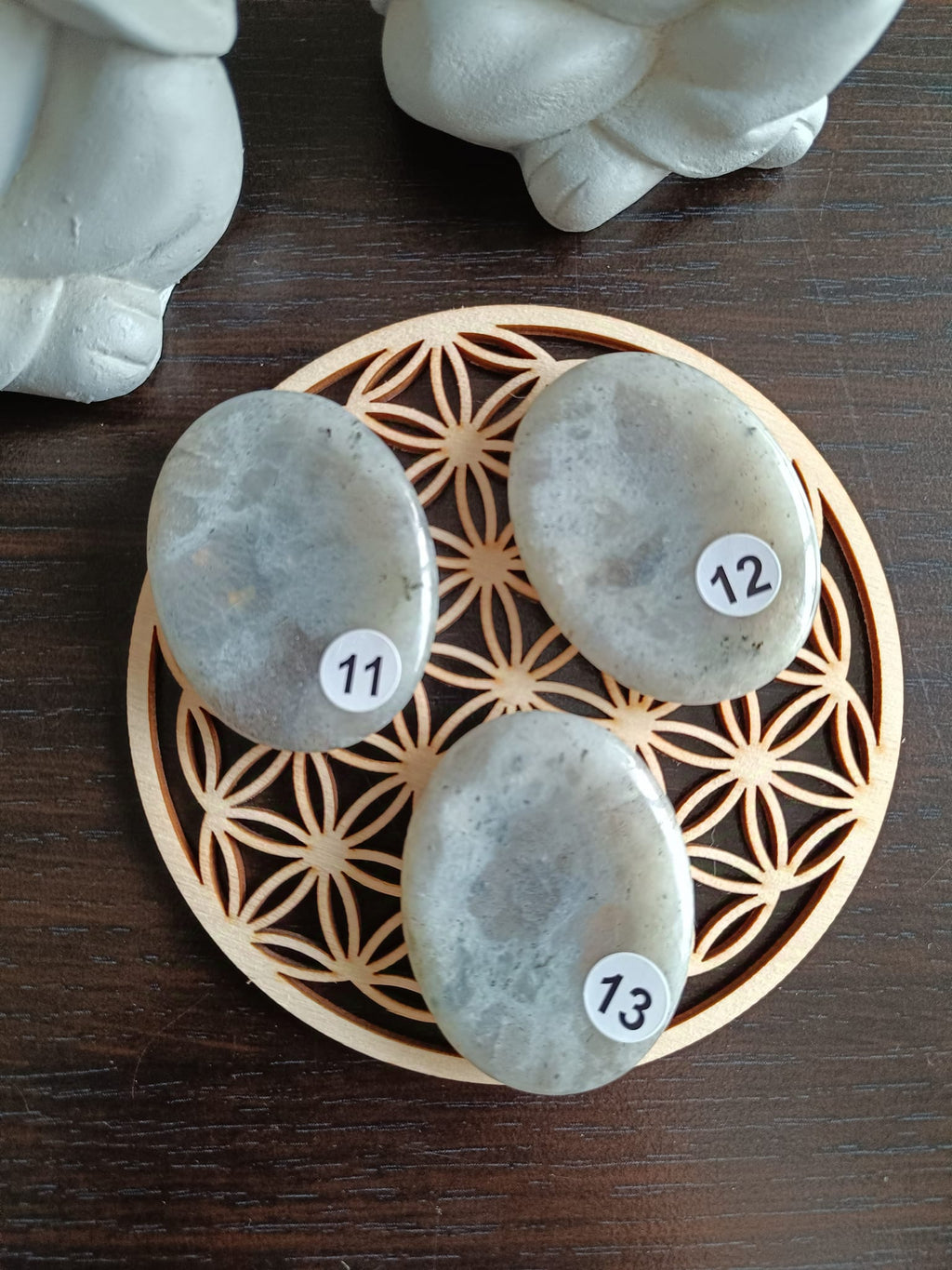 Galet anti-stress en Labradorite