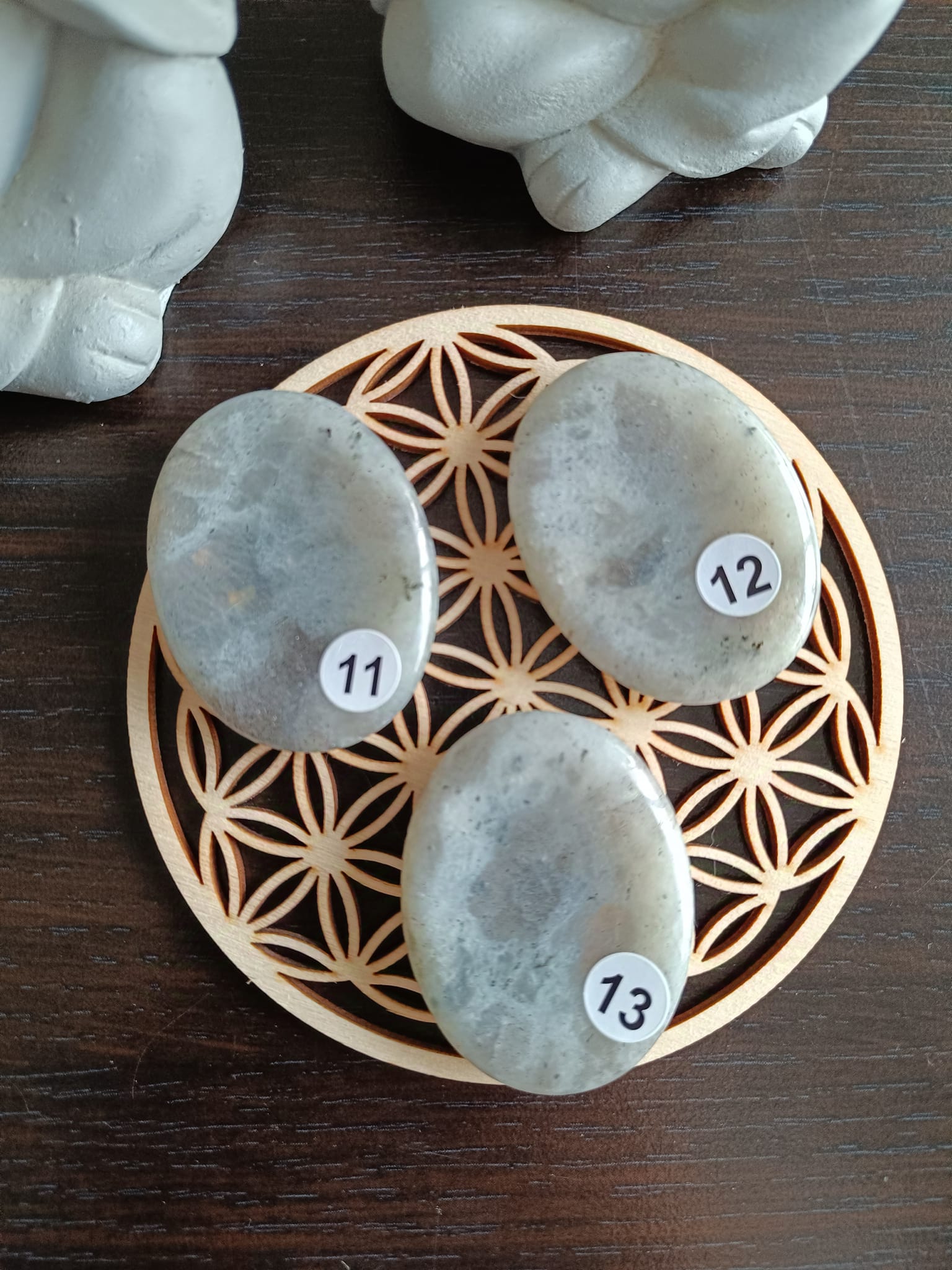 Galet anti-stress en Labradorite
