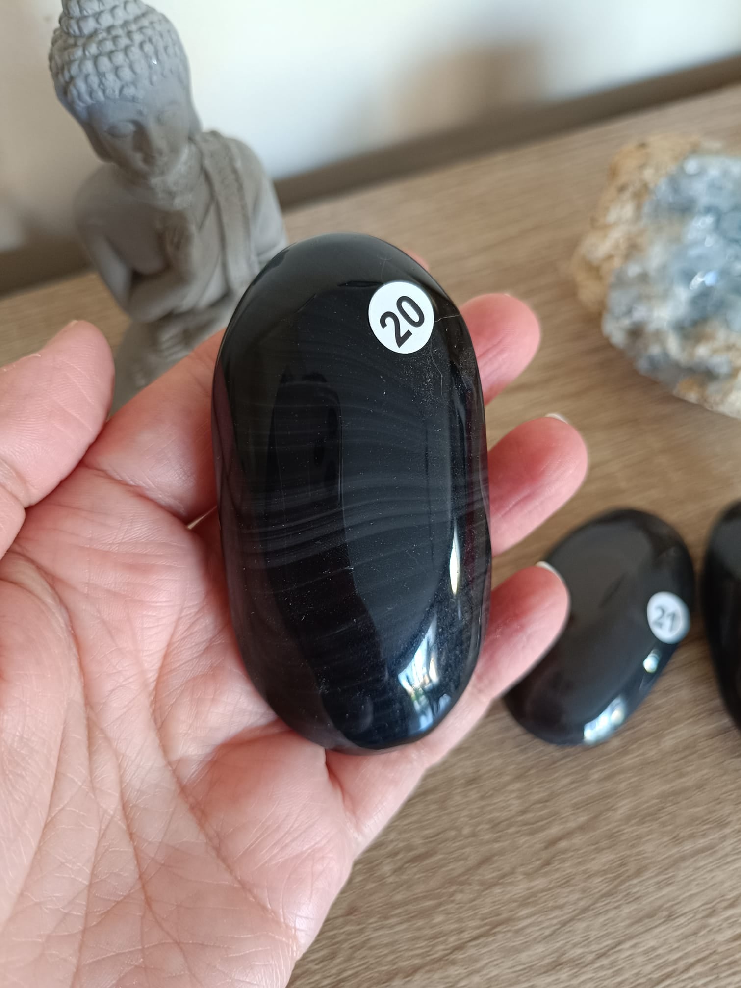Galet Obsidienne Œil céleste
