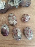 Galets en Tourmaline rose
