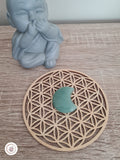 Petite lune en Aventurine verte