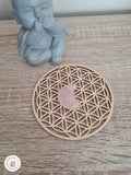 Petite lune en Quartz rose