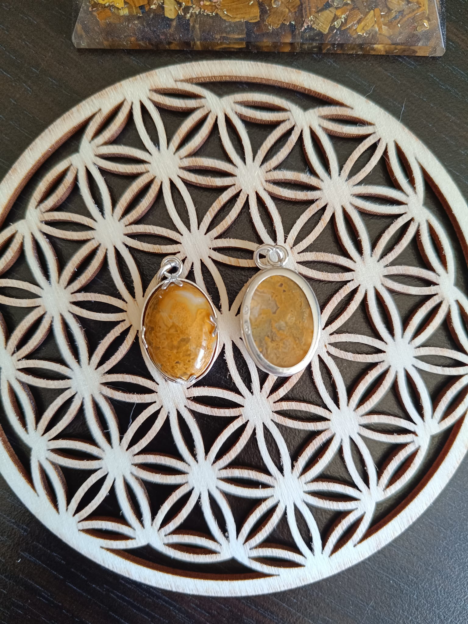 Pendentif en Agate crazy lace