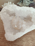 Pendentif en Pierre de lune beige
