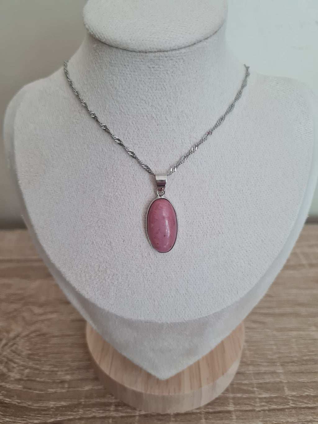 Pendentif en Rhodonite