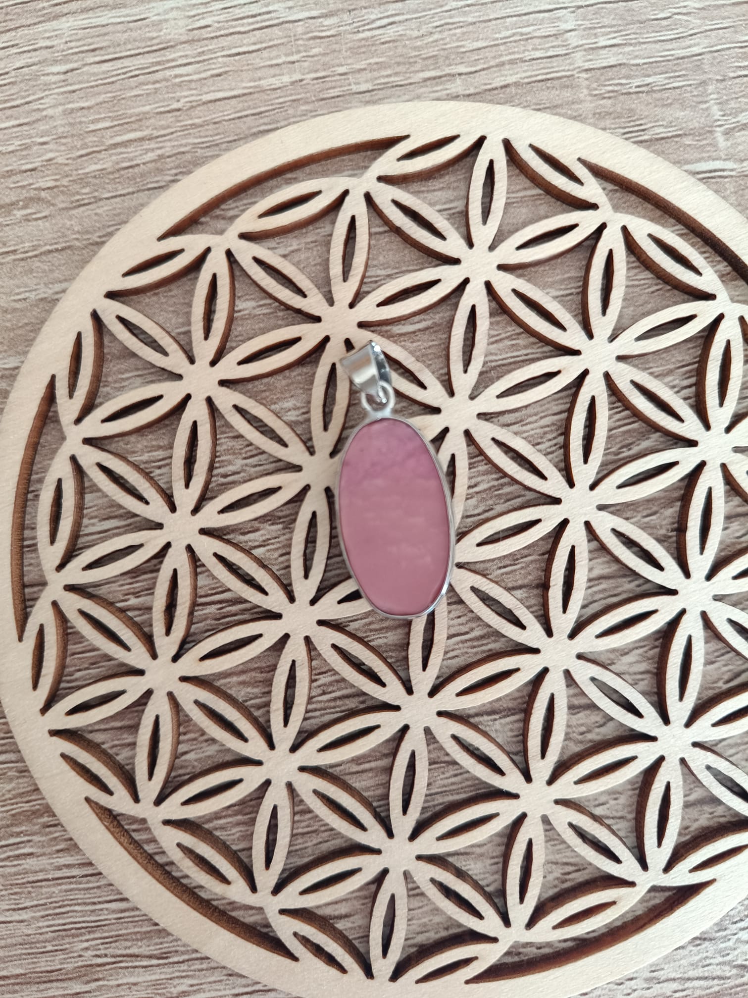 Pendentif en Rhodonite