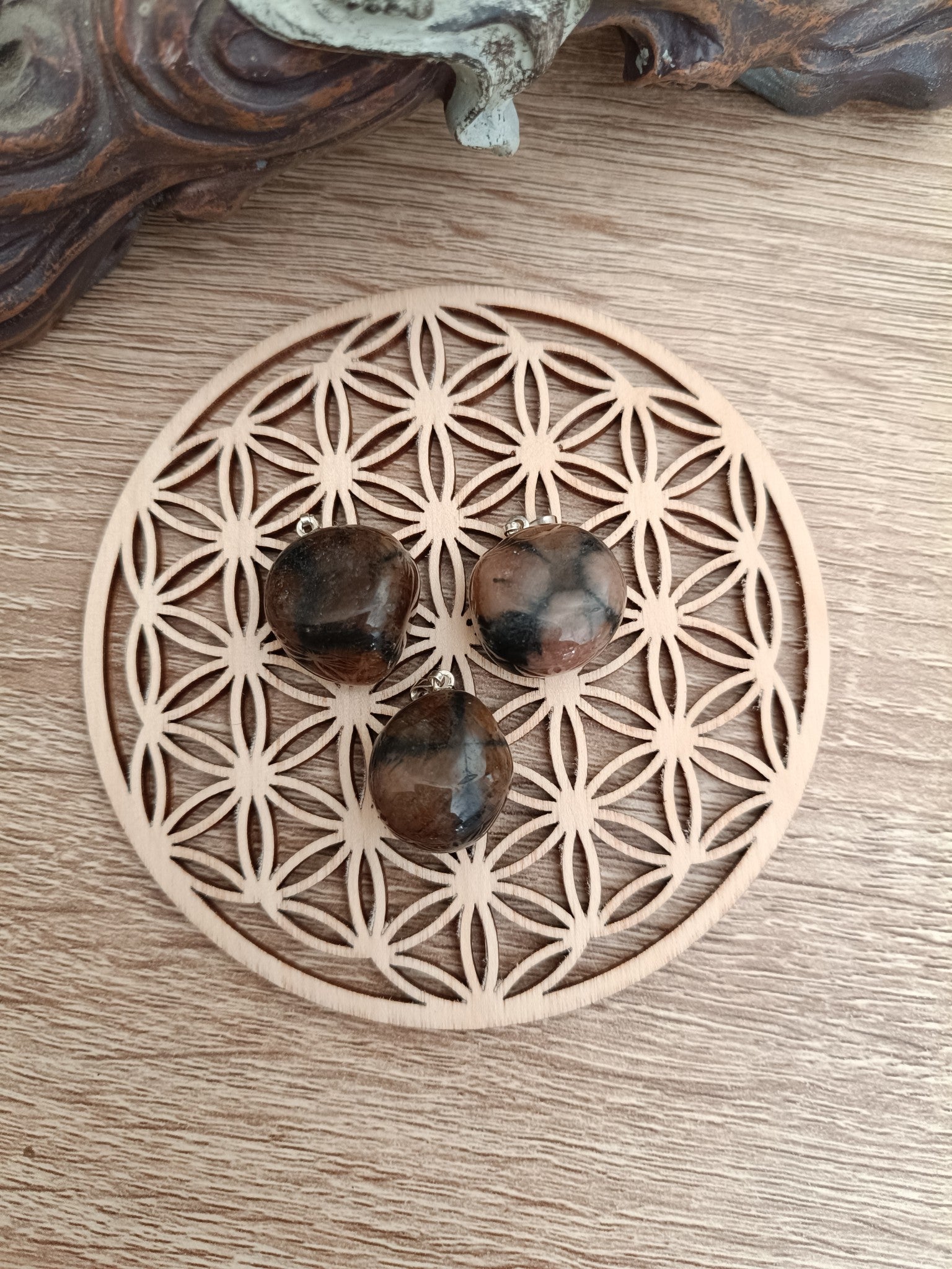 Pendentif en Chiastolite