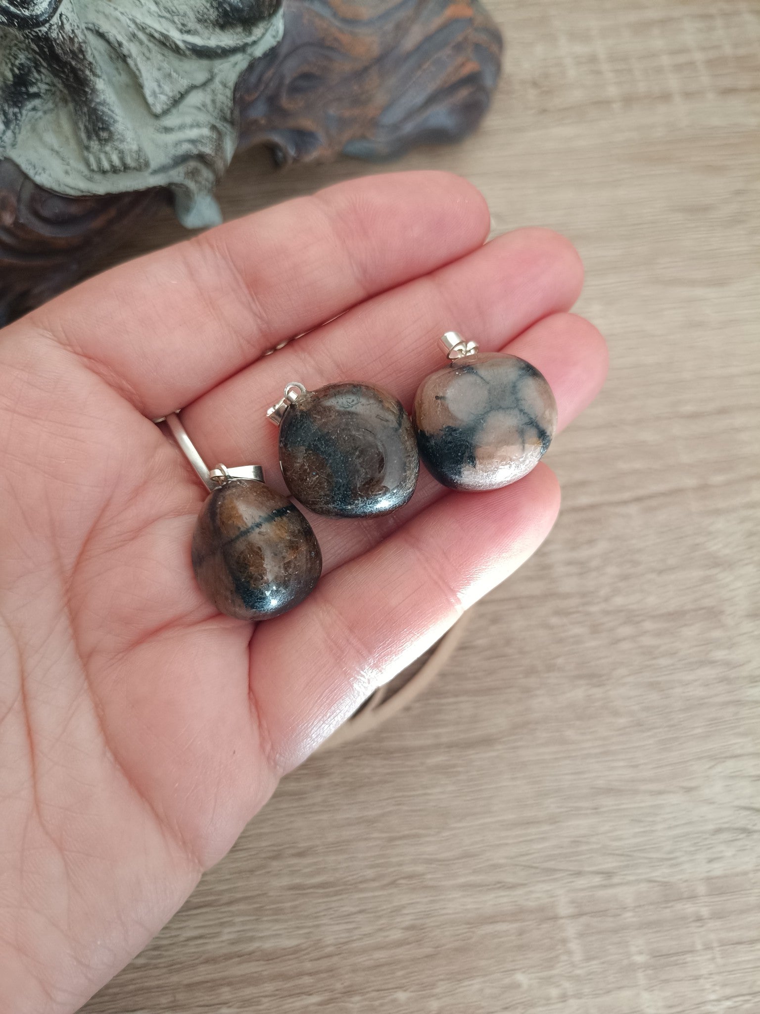 Pendentif en Chiastolite