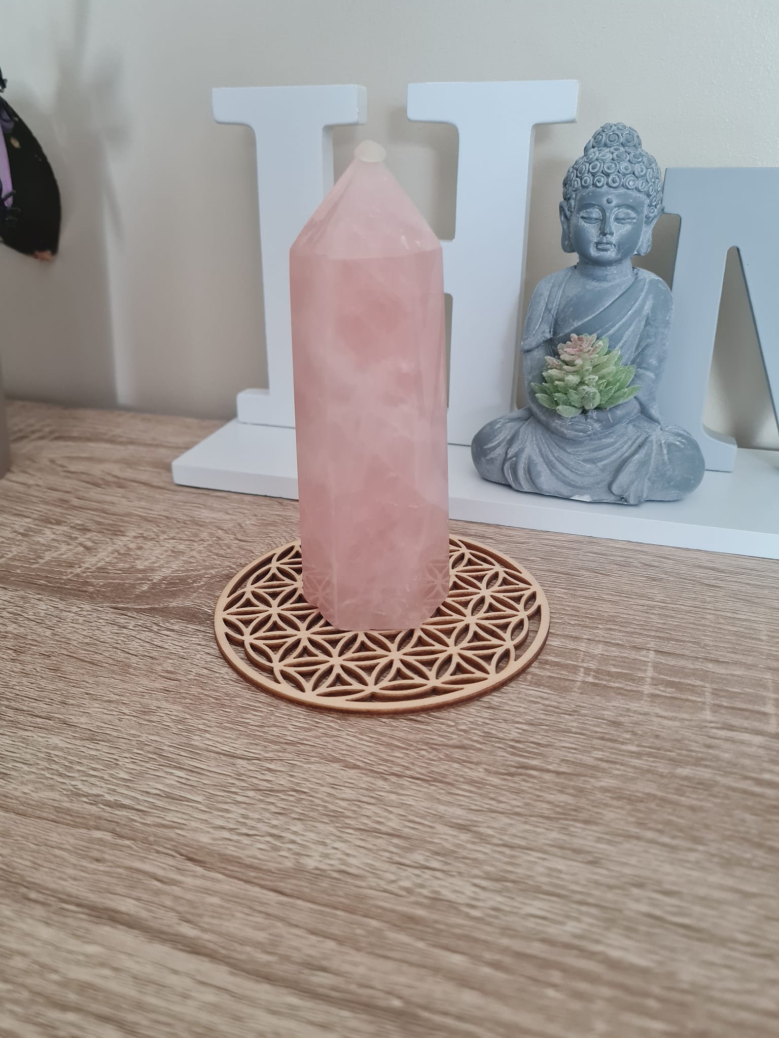 Pointe en Quartz rose