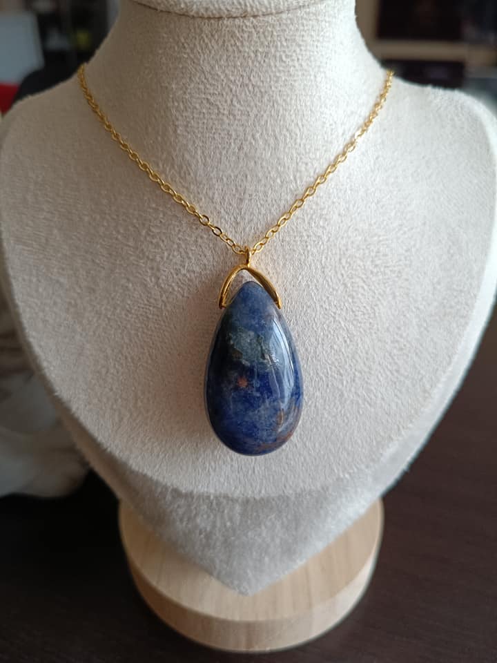 Sautoir en Sodalite