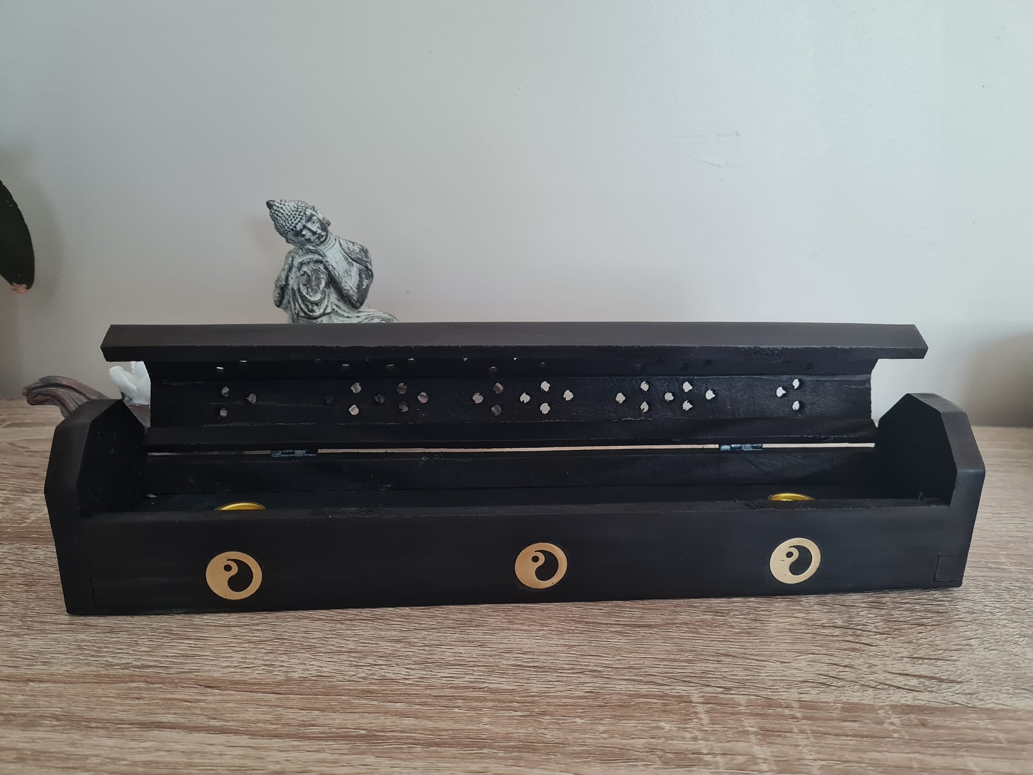 Porte encens coffret motif Ying Yang